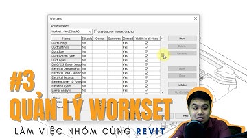 LÀM VIỆC NHÓM CÙNG REVIT#3. QUẢN LÝ WORKSET