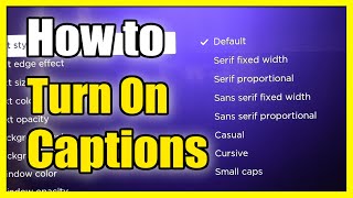 How to Turn On or OFF Captions or Subtitles on ROKU Express (Fast Method)