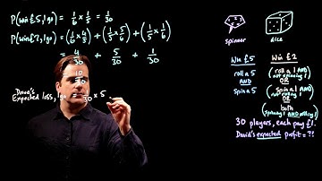 Probability Game - Spinner and Dice GCSE 9-1 Maths Edexcel Specimen Paper 1H Q3
