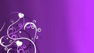 Loopable Heart Vines Background V4 Purple HD1080