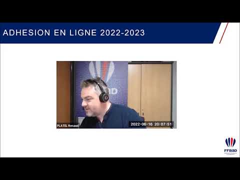 Replay Wébinaire adhésion en ligne