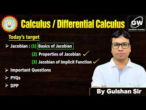 Applied Maths-1 Calculus / Differential Calculus | By Gulshan Sir Gateway Classes AKTU