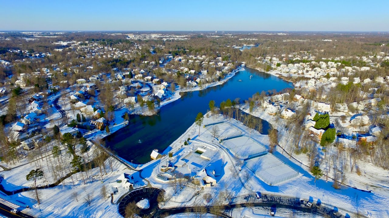 Winter storm Helena hits Greensboro, NC Snow Day January 2017 YouTube