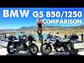 I hired a bmw gs so i can finally see what the fuss is about  1250 verses 850 comparison review