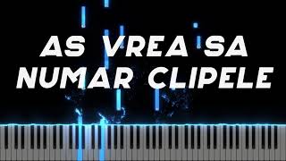 Video thumbnail of "As vrea să număr clipele - Catalin si Ramona Lup - Instrumental Pian - Negativ Pian - Tutorial"