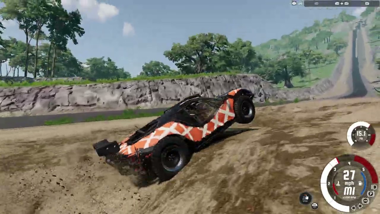 I Destroy my Cars in Downhill Destruction - BeamNG Drive