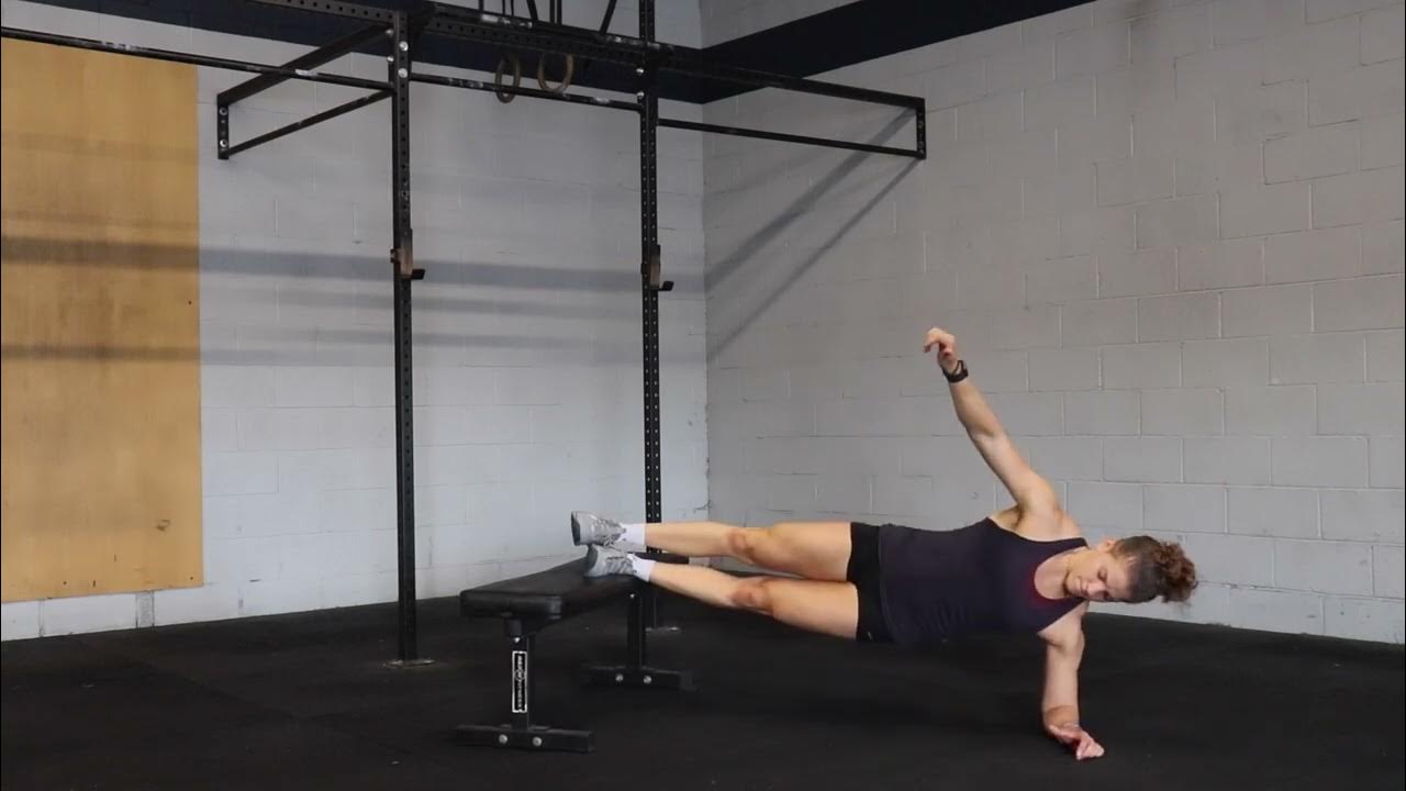 Feet Elevated Side Plank Taps Youtube