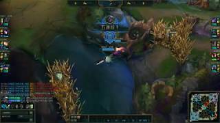 URF Senna Lv1 Panda kills 阿福快打 1等五連殺 珊娜