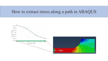 How to extract data along a path in ABAQUS