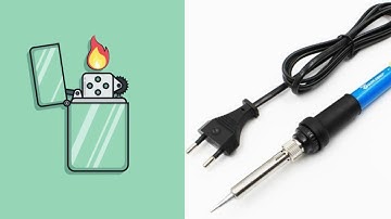 I Built a Working Soldering Iron Using Only a Lighter! (Crazy DIY Hack)