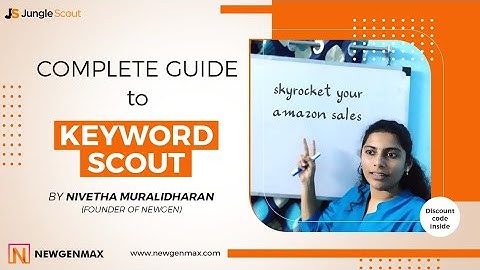 How to do Amazon keyword research - Keyword scout tutorial |Jungle scout