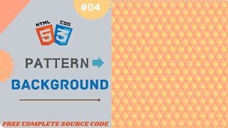 #04 Background pattern with CSS | pure CSS background pattern | CSS tutorial | css tips and tricks
