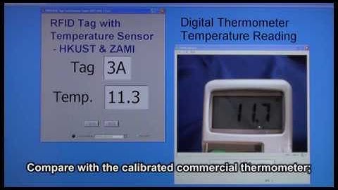 EPC C1G2 UHF Passive RFID tag with Embedded Temperature Sensor