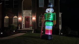 Set Up Melisheer Christmas Nutcracker Inflatable Decorations | Easy Step-by-Step Guide