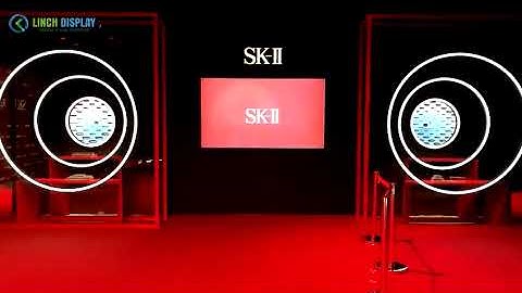 Linch Display 75 inch Transparent LCD Display - SK-II Product Launch Application