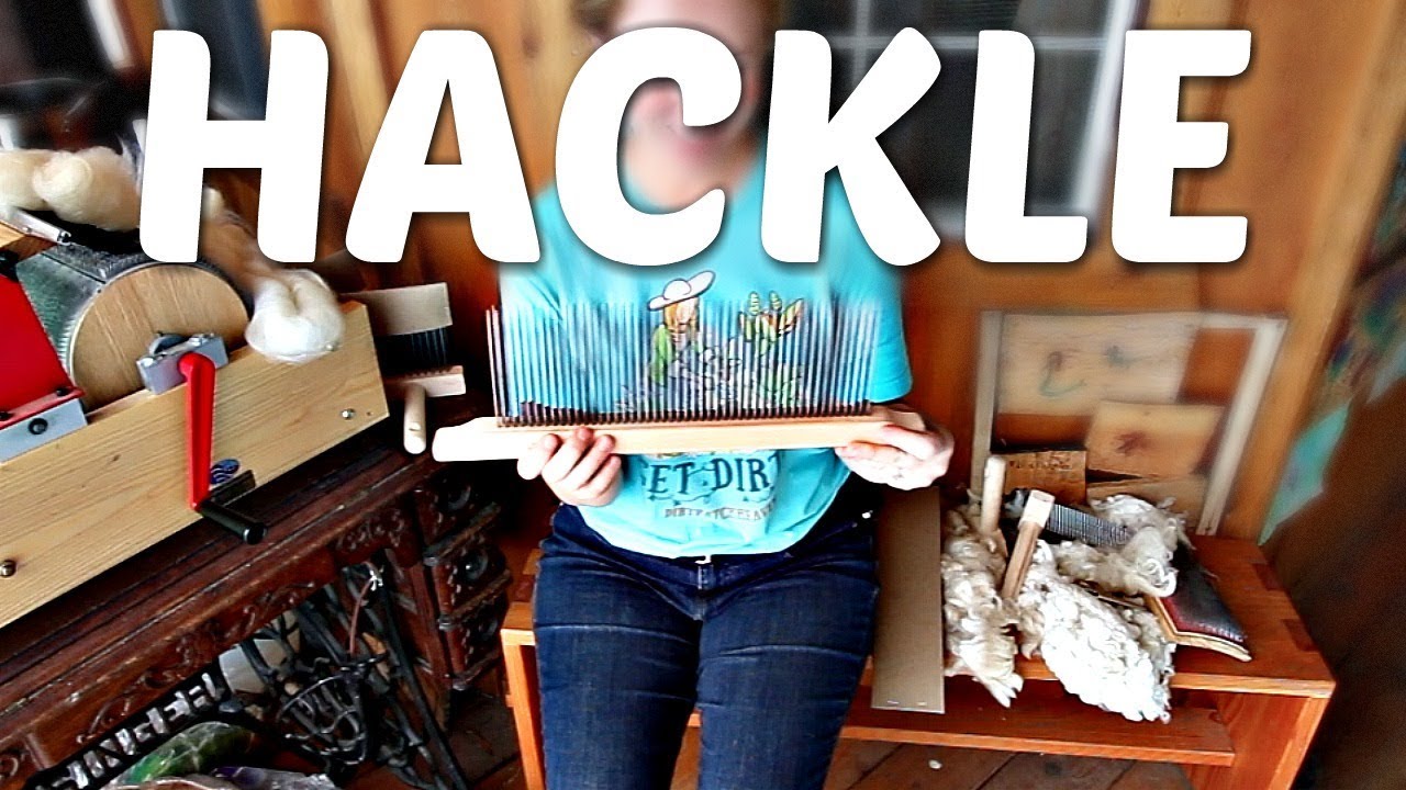 Spinning Wool What Is a Hackle used for? YouTube