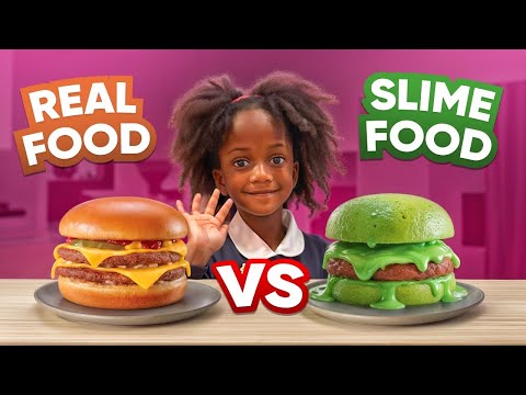 Slime Food Vs Real Food