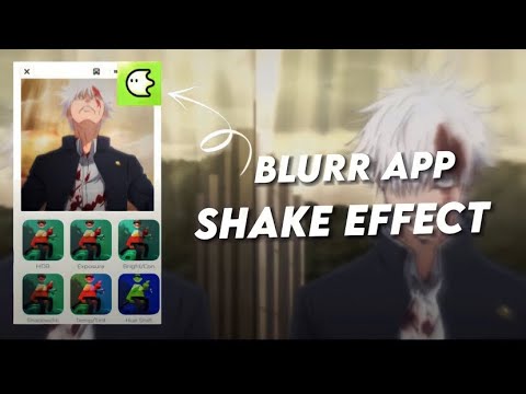 Shake Effect | Tutorial in Blurrr App - YouTube