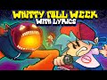 Whitty FULL WEEK WITH LYRICS By RecD - Friday Night Funkin' THE MUSICAL (Lyrical Cover)