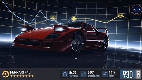 NEED FOR SPEED No Limits Gameplay | CAR TUNING UNLOCKED | FERRARI F40