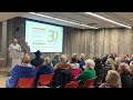 Billings Library Director Gavin Woltjer introduced Holocaust survivor Peter Metzelaar