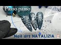 🥶NAIL ART NATALE CON SEMIPERMANENTI|DISEGNIAMO UNA BALLERINA E FIOCCHI DI NEVE SEMPLICI|Makolina95|