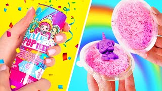 Surprise Toys Unboxing || Party Popteenies And Fizzing Bath Bomb Kit
