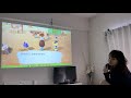 【あつ森】プロジェクターでどうぶつの森初プレイ！