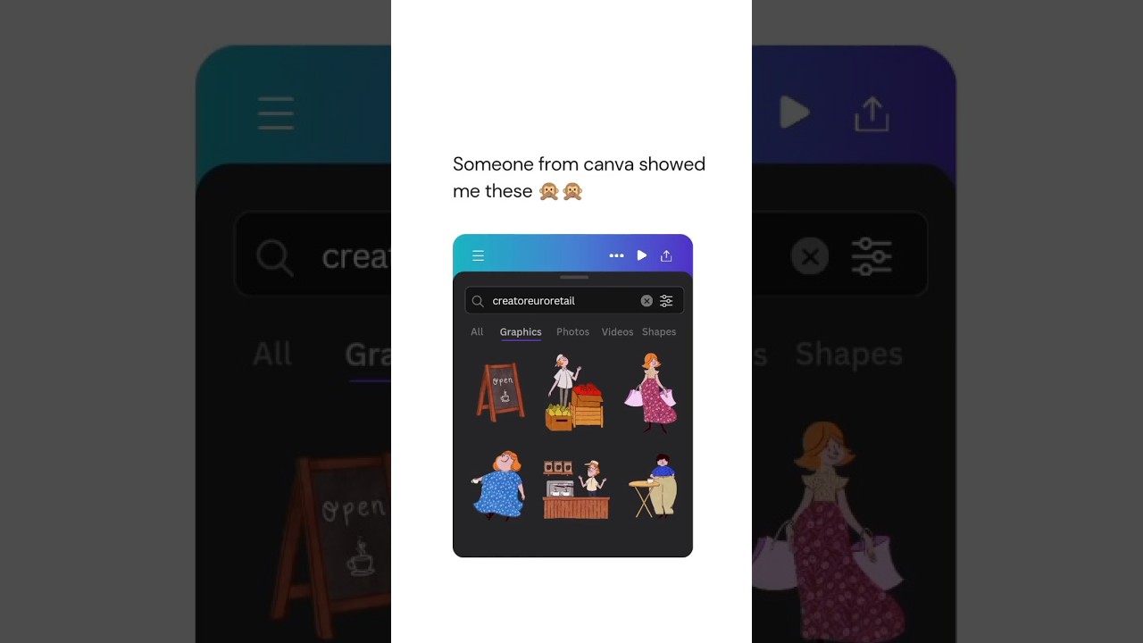 canva elements keywords (Retail keywords)