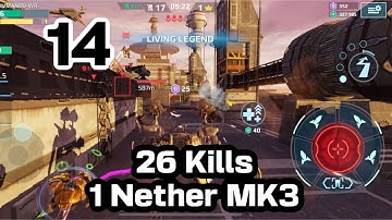 26 Kills with 1 Robot |14 Time LIVING LEGEND | War Robots Gameplay