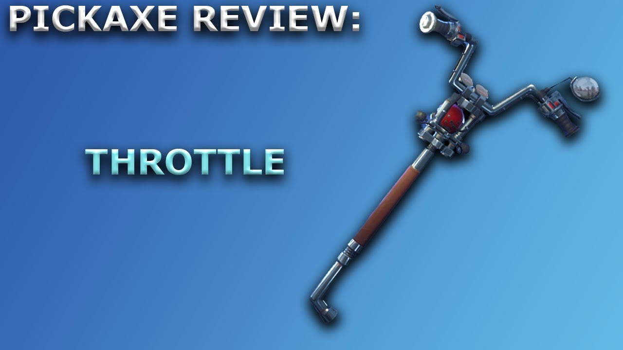 Throttle Pickaxe Review + Sound Showcase! Fortnite Battle Royale