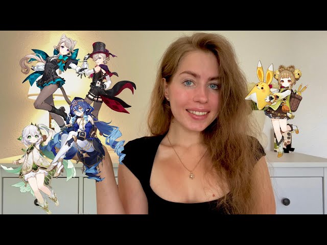 ASMR 🎭 Whispering All Genshin Impact Names From Ear to Ear New Version
