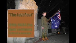 The Last Post on Bugle - ANZAC Day 100th Dawn ceremony
