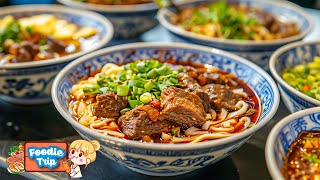 Satisfy your Eyes and Mouth! Cravings at This Famous Beef Noodle Soup Stall/ Street Food Collection