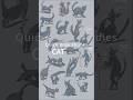 CAT Gesture Drawing 🐱 | 59s Loose Sketch Timelapse ⚡