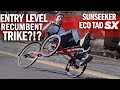 ENTRY LEVEL $1000 TRIKE? Or, Upgrader's Dream? SunSeeker ECO TAD SX w/Big Wheel & Front Suspension!