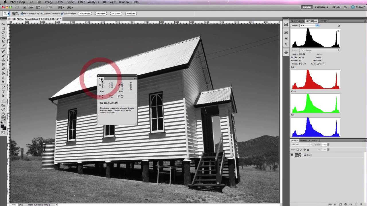 how-to-change-your-workspace-in-photoshop-cs5-youtube