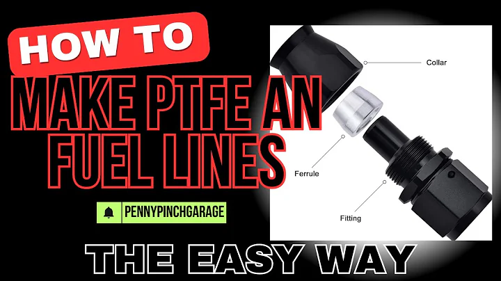 DIY How To Make PTFE AN Fuel Lines: Quick & Easy AN Fittings Installation!