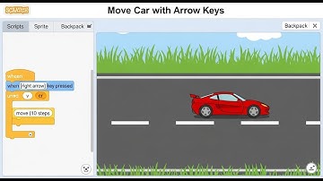 Scratch Game Tutorial |🚙Car game in scratch#stem #scratchtutorialanimation#codeblocks #kidsproject