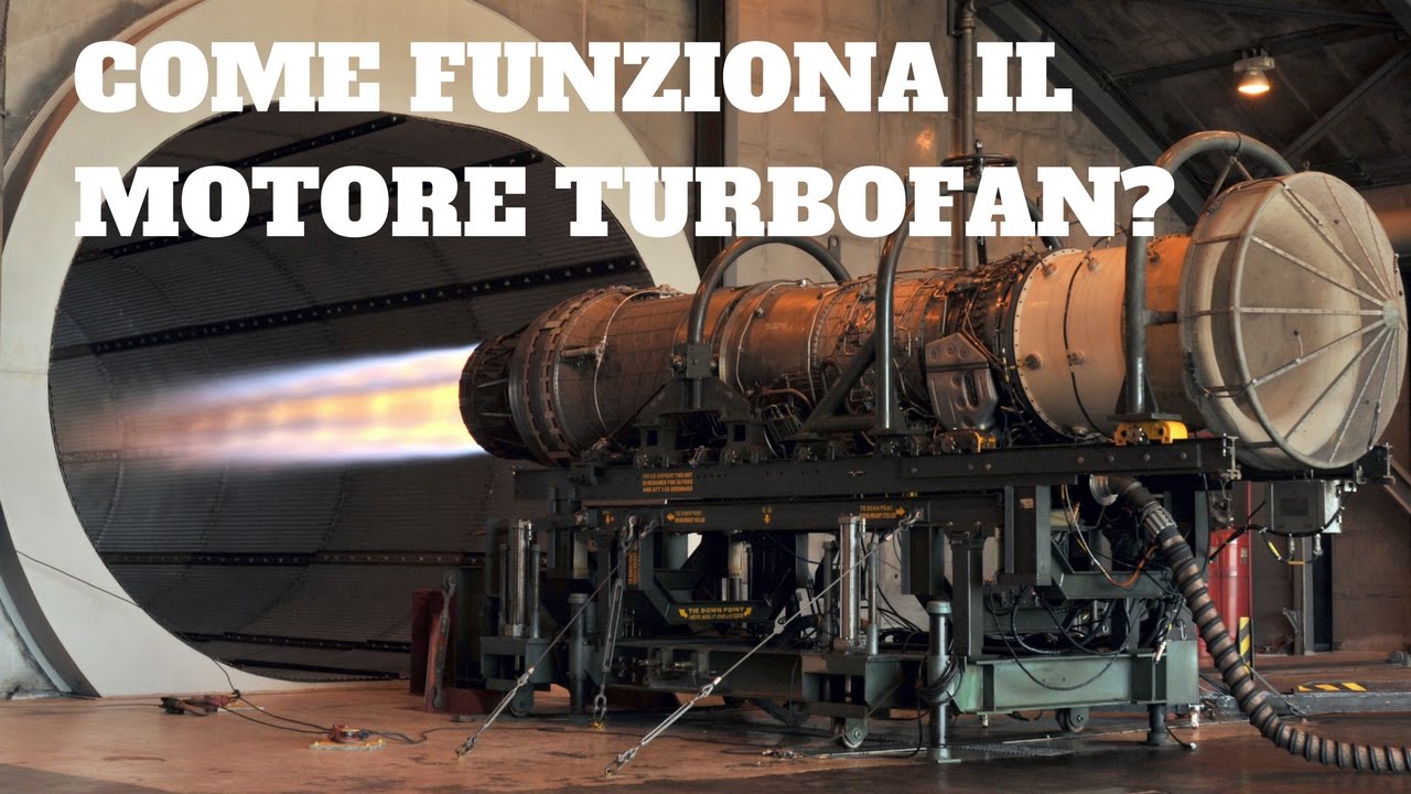 Come Funziona Il Motore Turbofan Italiano Youtube