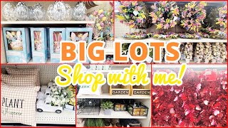 BIG LOTS EASTER 2022 DECOR SPRING VALENTINE HOME DECOR SHOP WITH ME NEW FINDS!