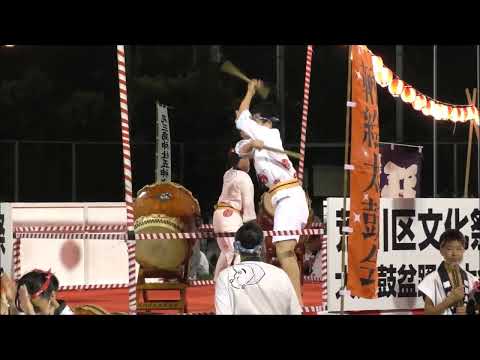 東京音頭　2022年荒川区文化祭大太鼓盆踊り６　東京都荒川区