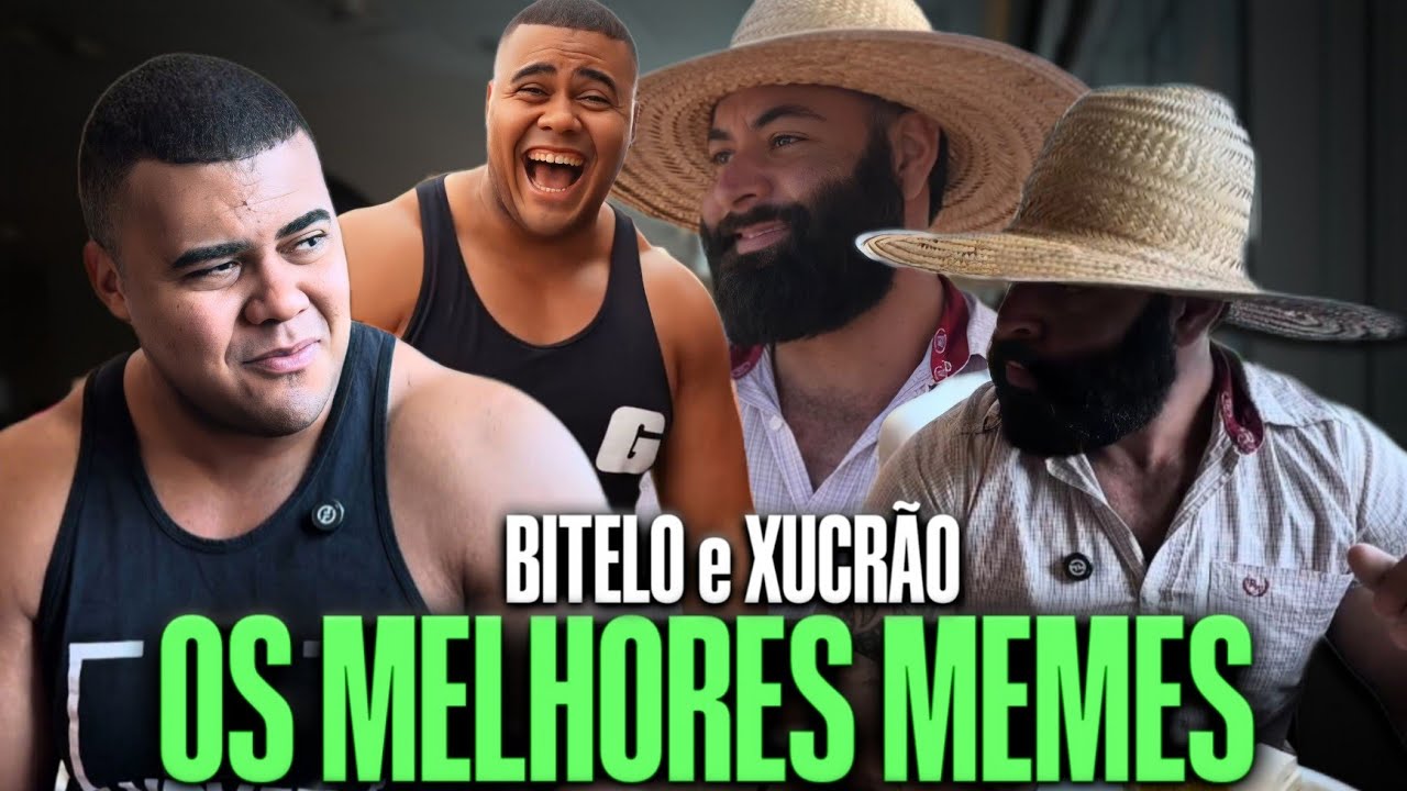 BITELO & XUCRÃO - OS MELHORES MEMES BAAAAAÃO 🤠😆 | MUSCLECORTES
