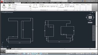 AutoCad practice using LINE command