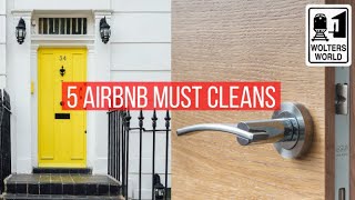 5 Things You Should Always Clean When You Get to Your AirBnB