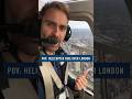 POV: Helicopter ride over London
