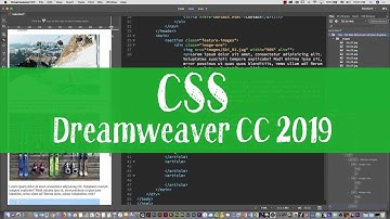 Ski web project 04 - HTML and CSS tutorial with Dreamweaver CC 2019 Part 1