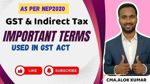 B.com GST Class-13: Import Terms Used in GST | Explained for B.Com Students | GST Class Series