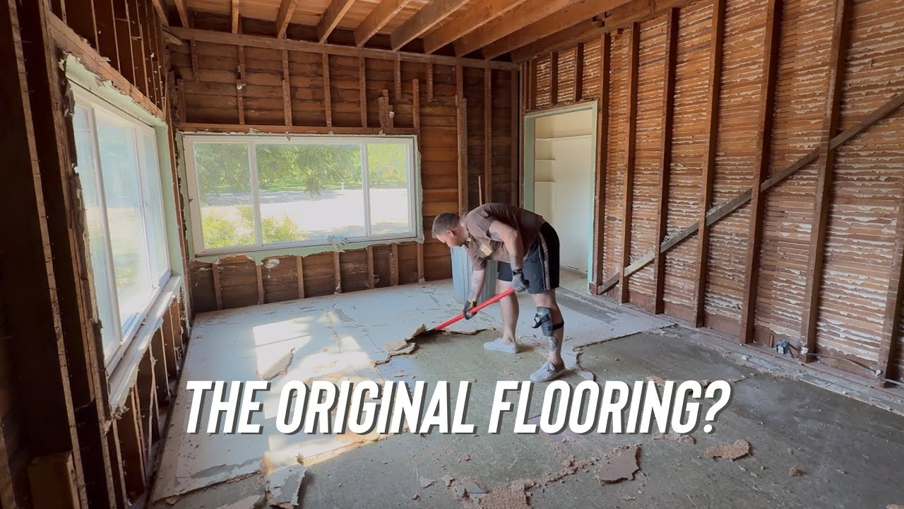 Well, We Found The Original Flooring...  & It's Official!