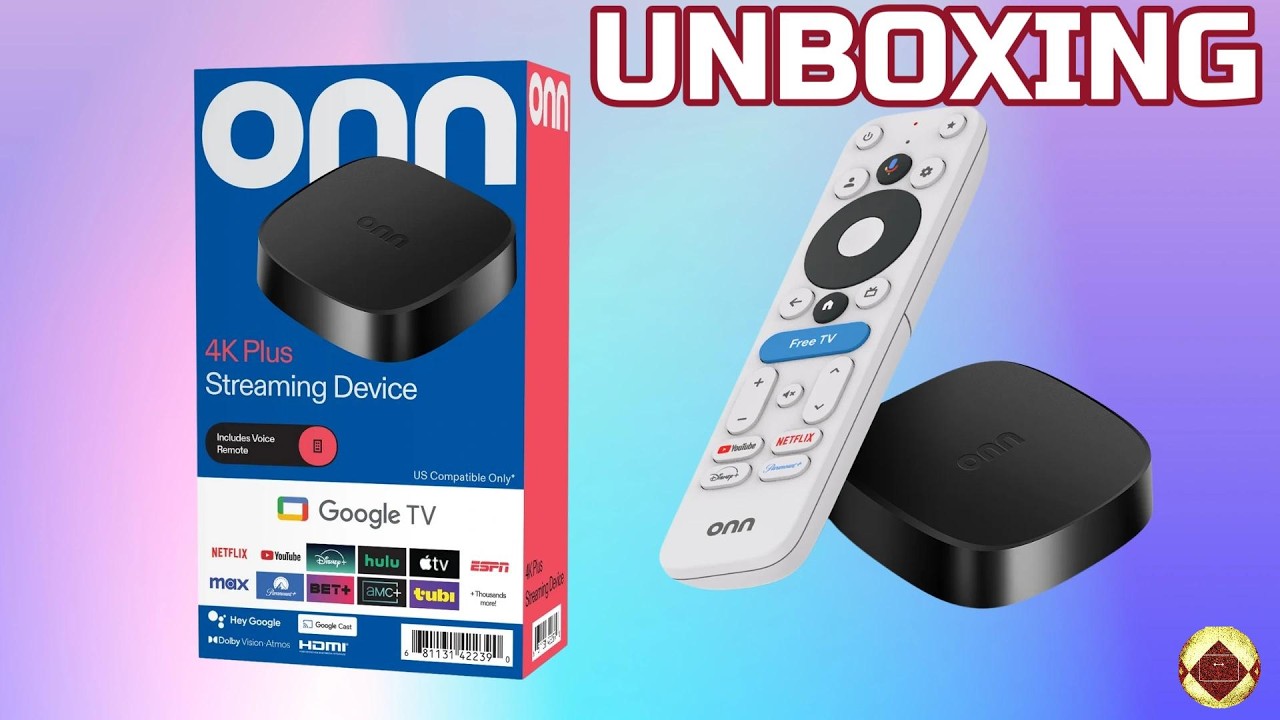 UNBOXING ONN 4K PLUS Review Reseña La mejorTV Box low cost barata con Google TV 2025 Evitar Bloqueo